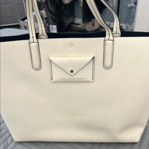 Marc by Marc Jacobs Cream Tote Bag